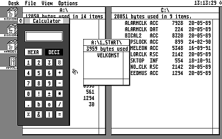ST-OP Velkommen Disk atari screenshot